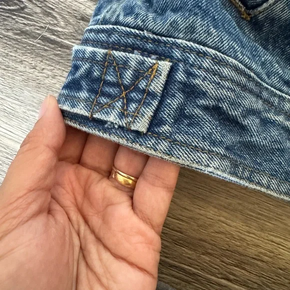 GH Bass & Co Men’s Vinatge Bomber Lined Jean Jackett Size M - Picture 8 of 16